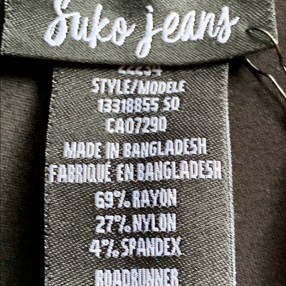 Suko black pin stripe dress pants (sz 16) - Picture 6 of 6